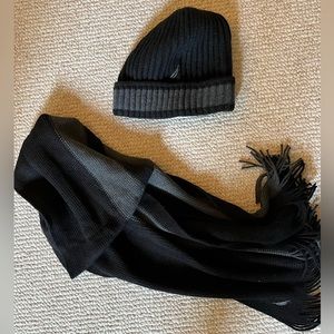 Nautica scarf and beanie